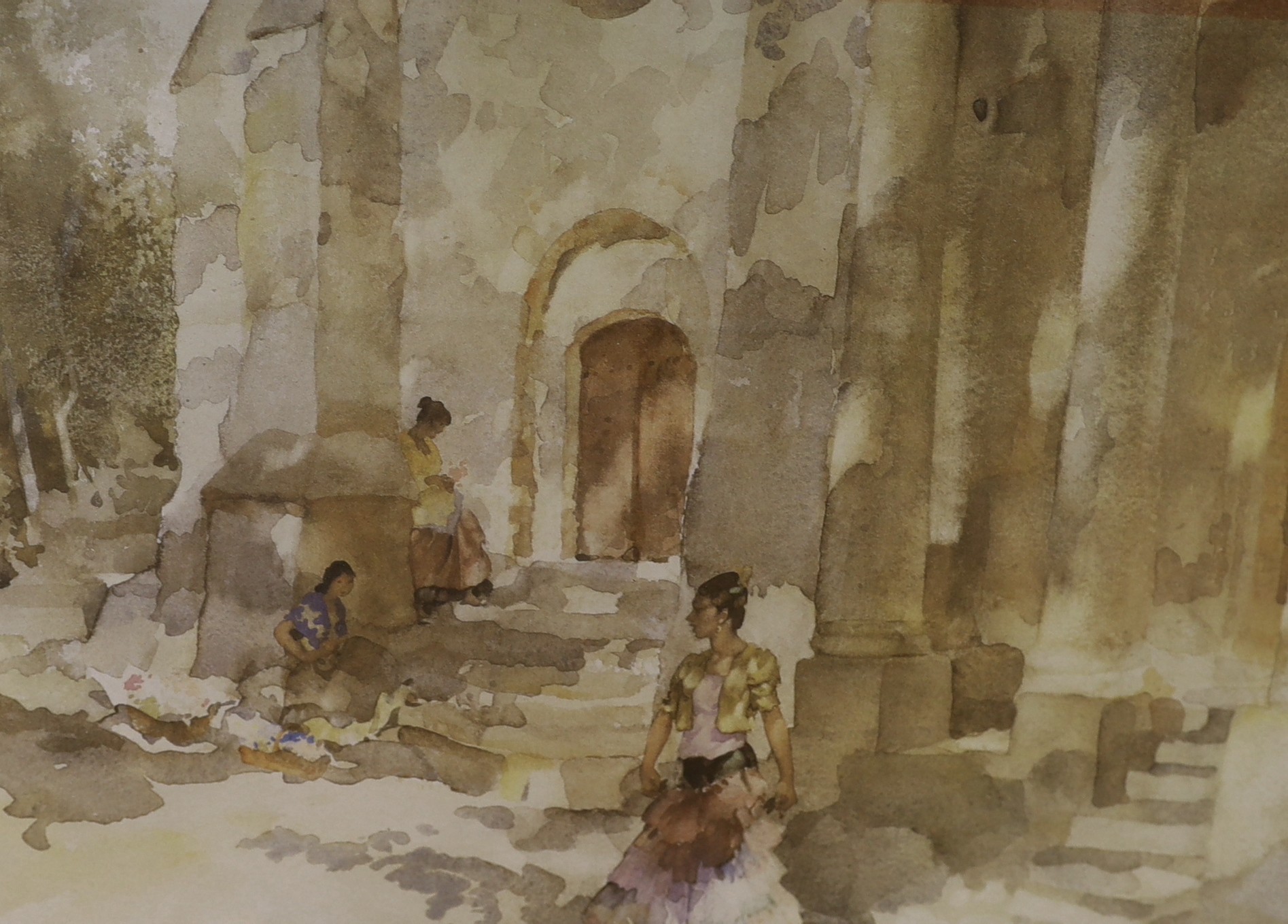 Sir William Russell Flint, eight assorted colour prints, including signed and limited edition, largest 53 x 70cm